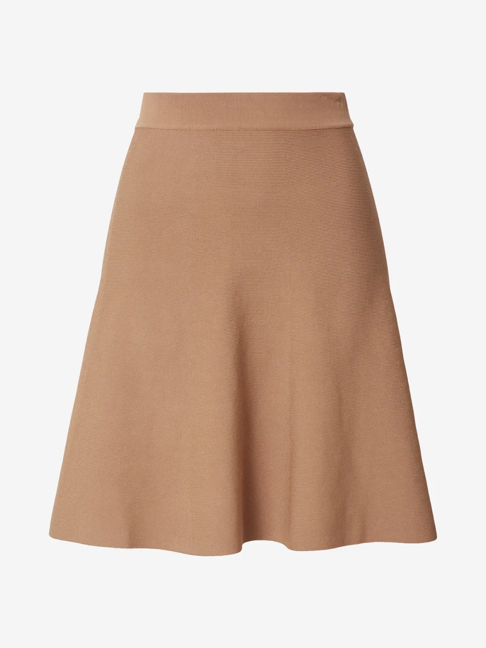 Sleek Fabric Casual Style Skirt