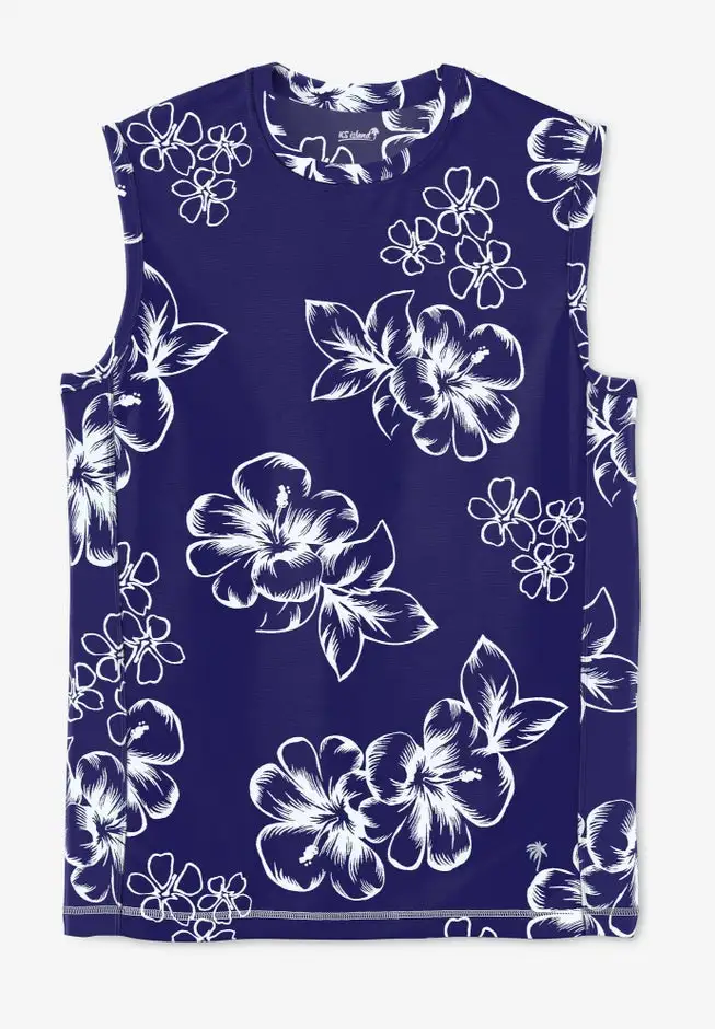 Cling-Free Swim Muscle Tank