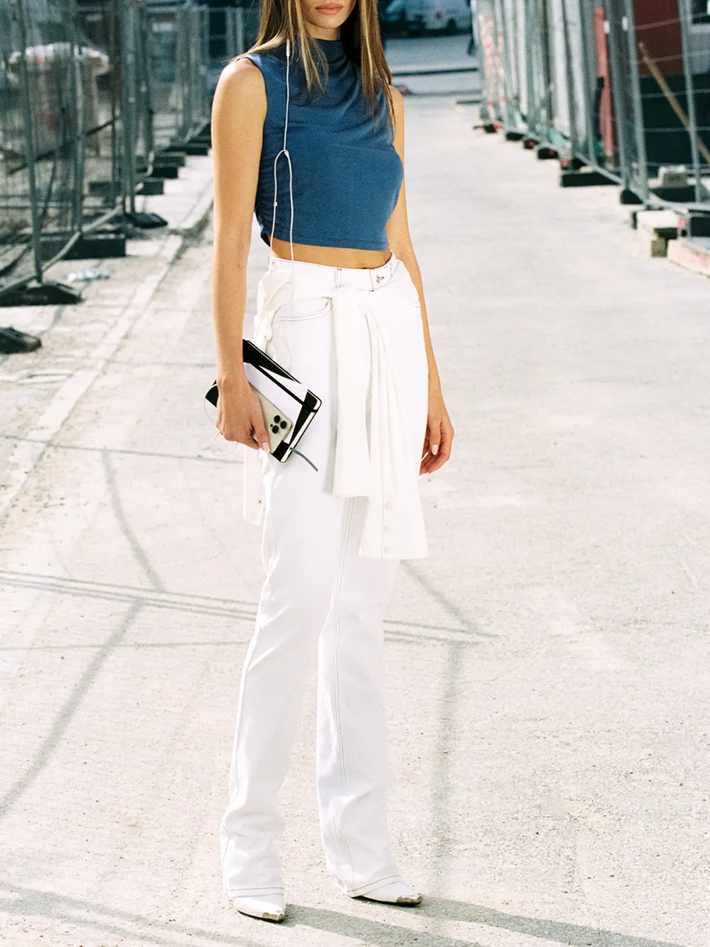 Belt Loops Casual Style Jeans