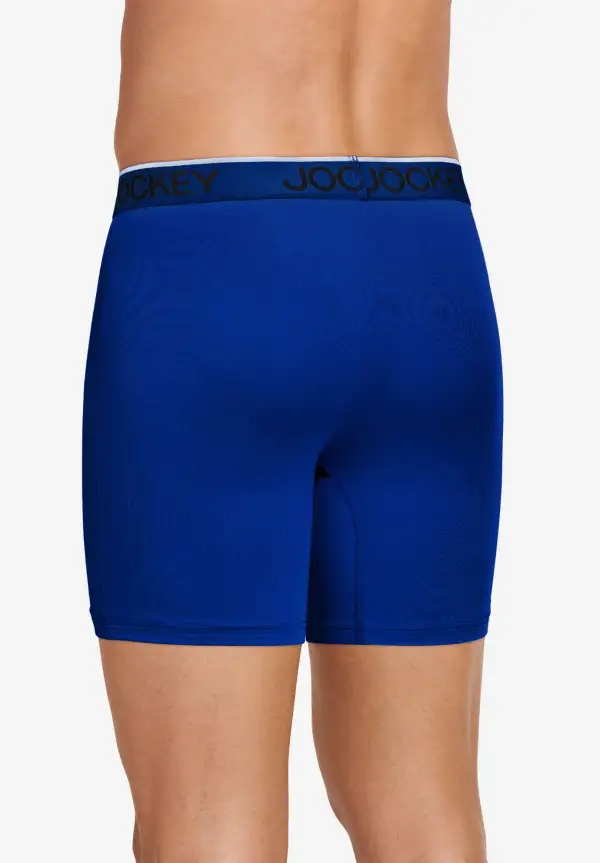 Chafe Proof Microfiber Boxer Briefs, 2-Pack