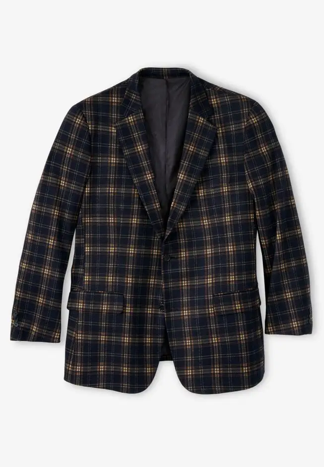 Ponte stretch knit blazer