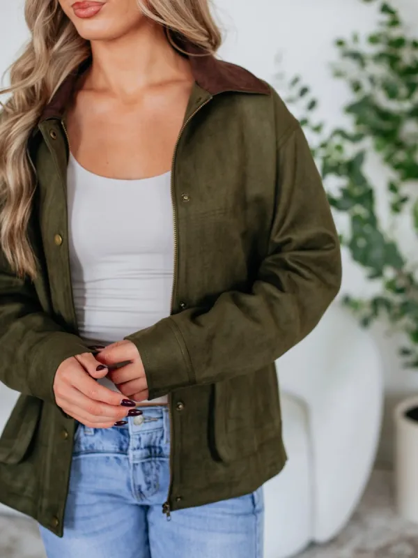Zip Up Loose Fit Jacket