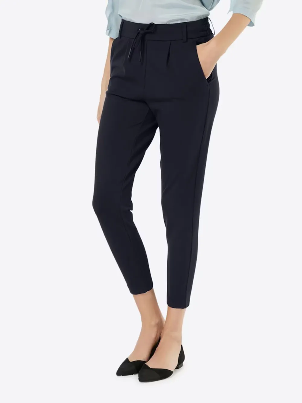 Mid-Waist Casual Style Pants