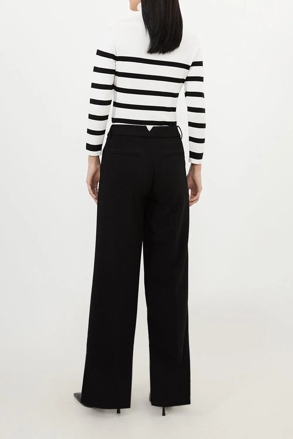Tailored Essential Straight Leg Trousers