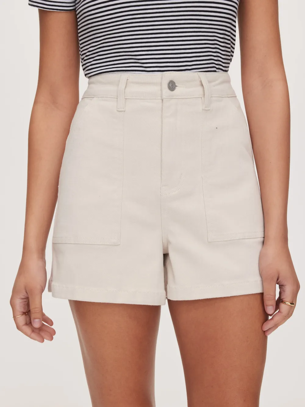 Regular Cotton Mid Trousers