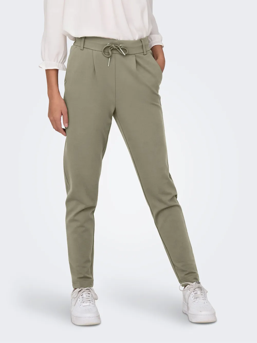 Mid-Waist Casual Style Pants