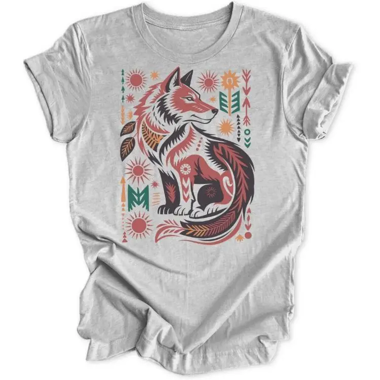 Tribal Wolf Unisex T-Shirt