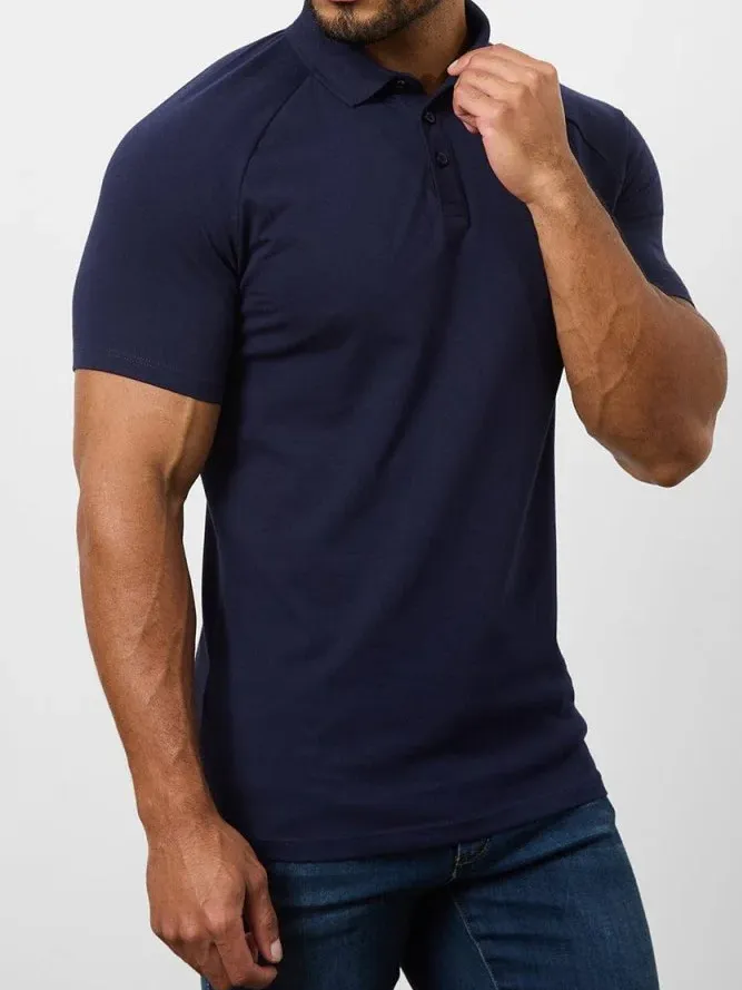 Soft Simple Leisure Athletic Polo 5-Pack