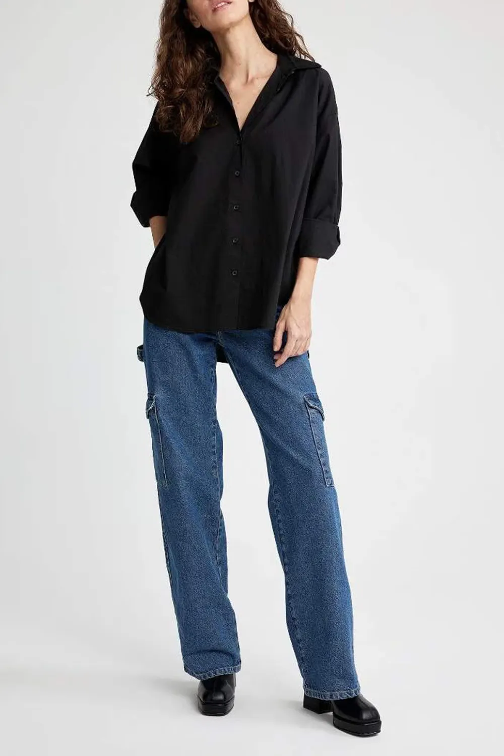 Long Sleeve Solid Basic Tee