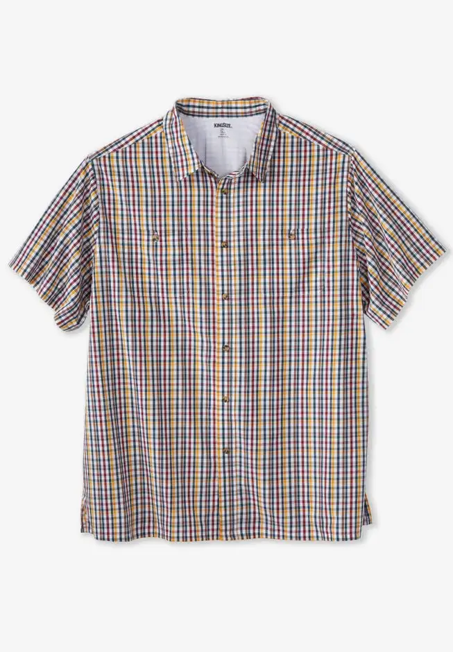 Check Short-Sleeve Sport Shirt