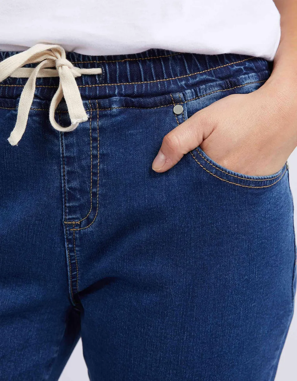 Juliette Jogger Jean - Vintage Blue