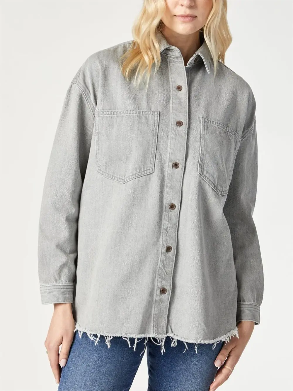 Regular Casual Style Denim Shirt