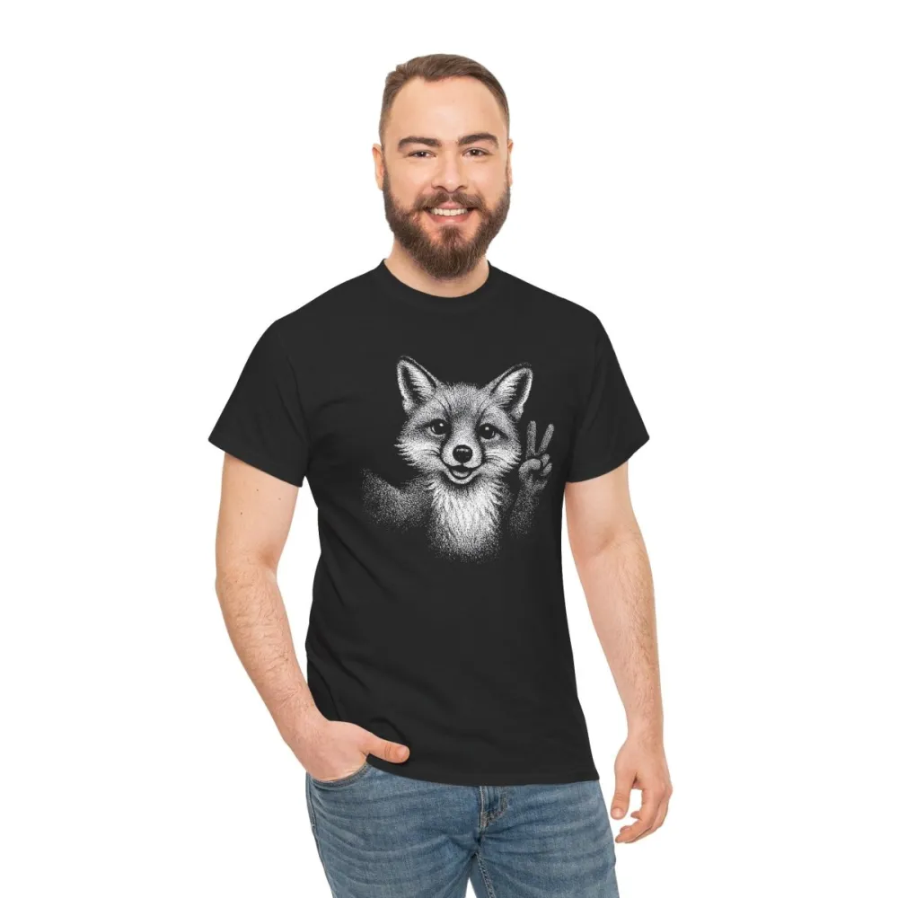 Peace Fox Unisex T-Shirt