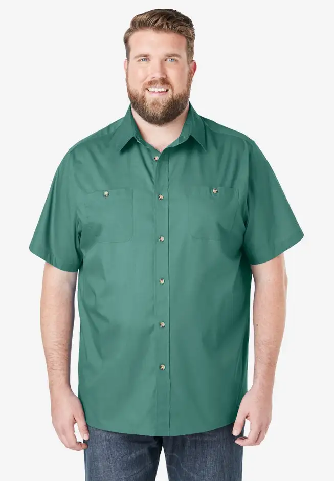 Short-Sleeve Pocket Sport Shirt
