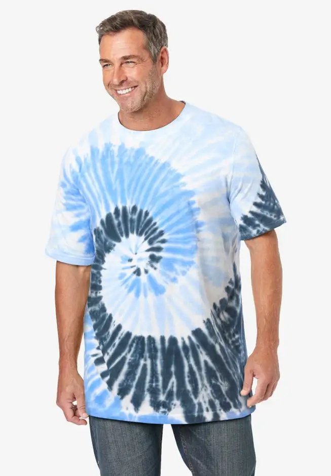 Lightweight Tie-Dye Crewneck Tee