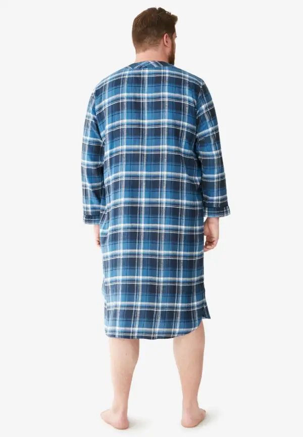 Plaid Flannel Nightshirt