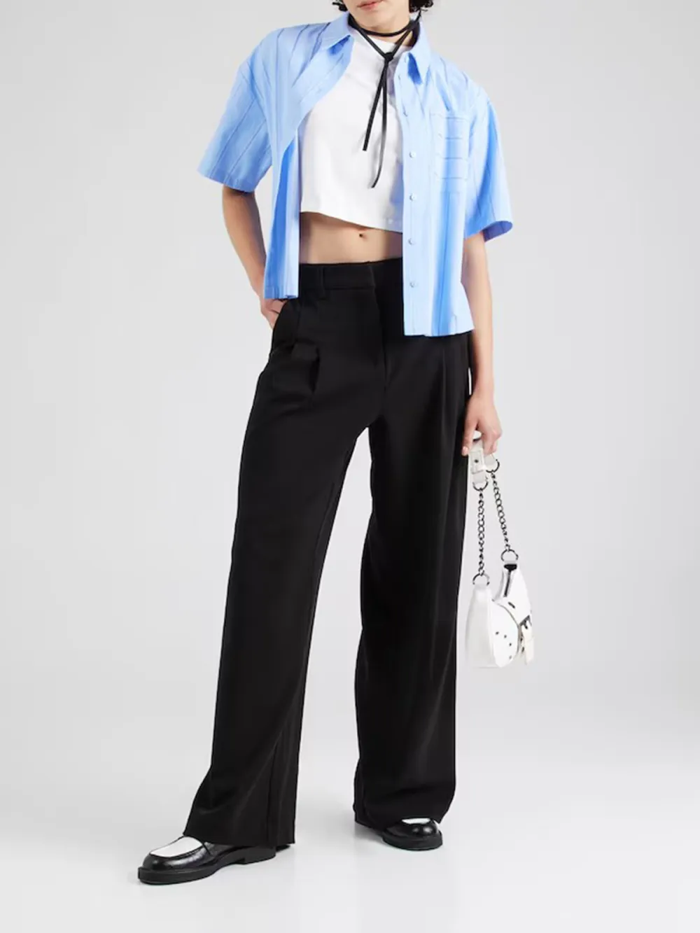 Wide-Leg Casual Style Pants