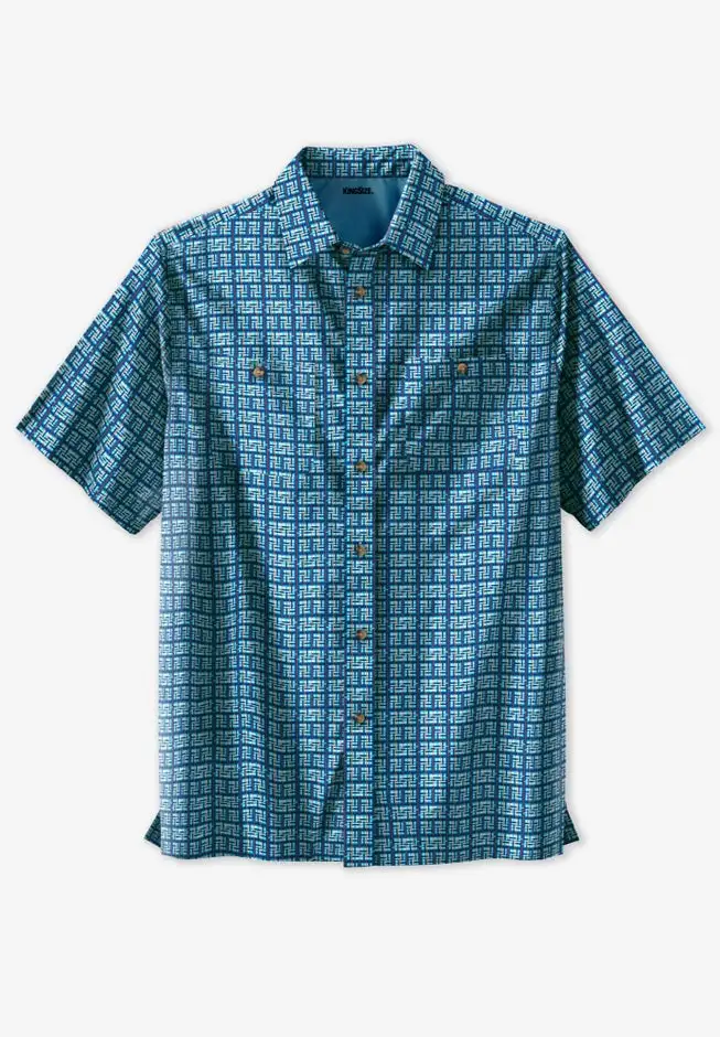 Easy Care Woven Sport Shirt