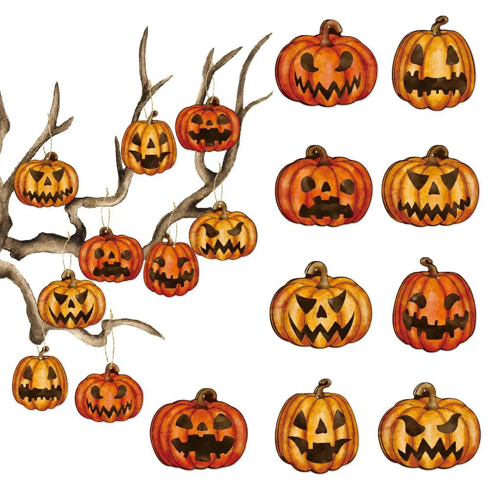 2023 Halloween Pumpkin Ornaments Pumpkin Pendants Halloween Decoration For Home Kids Favors Happy Halloween Party Decor