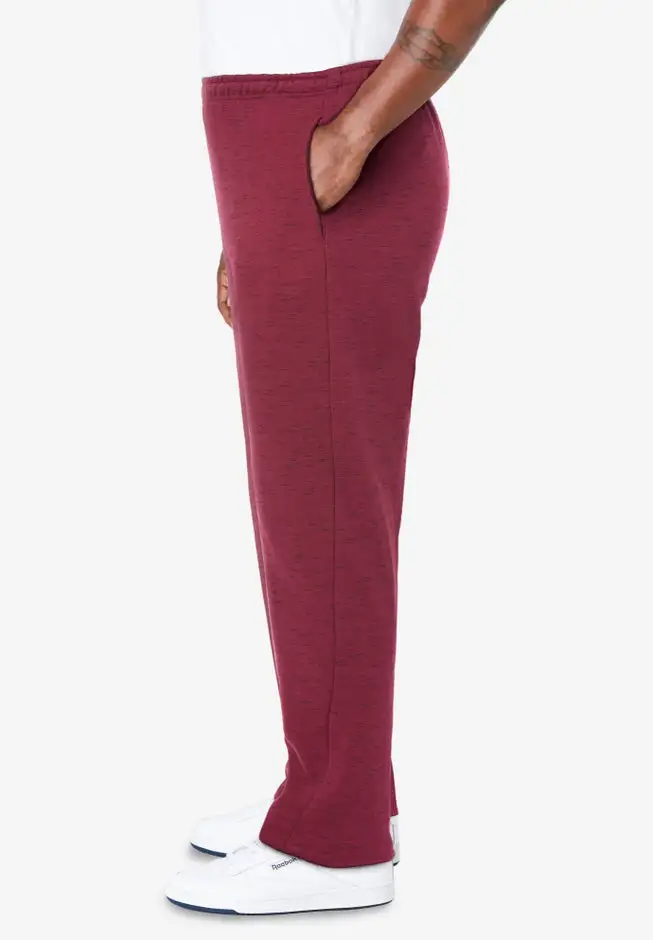 Fleece Open-Bottom Sweatpants