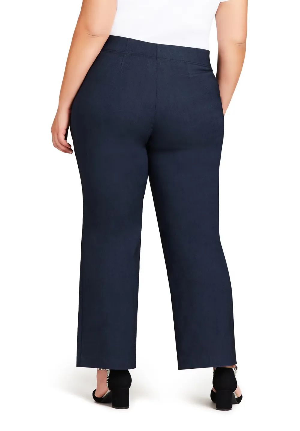 Solid Color Bagless Pants