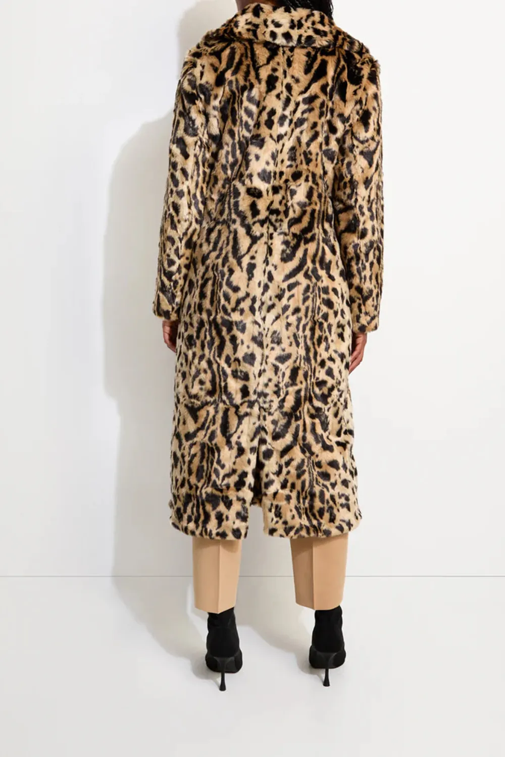 Leopard Print Plush Suit Soft Jacket