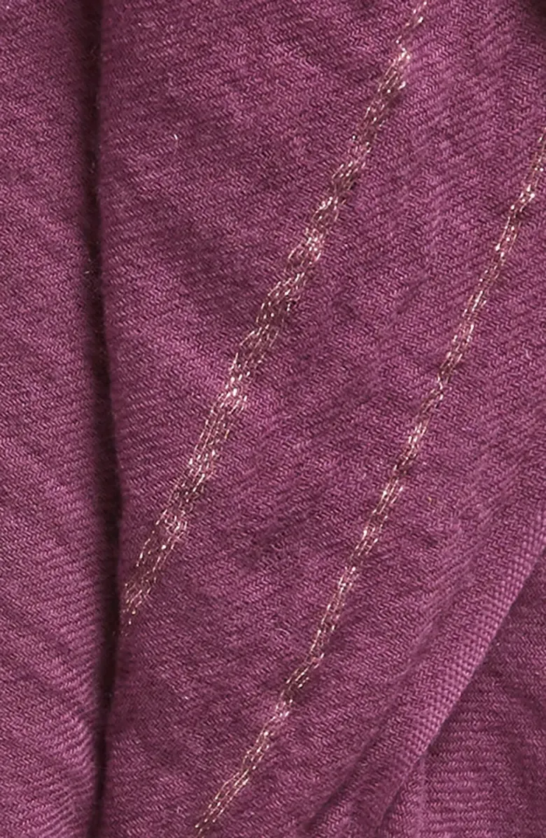 Fringed Wool & Cashmere Wrap