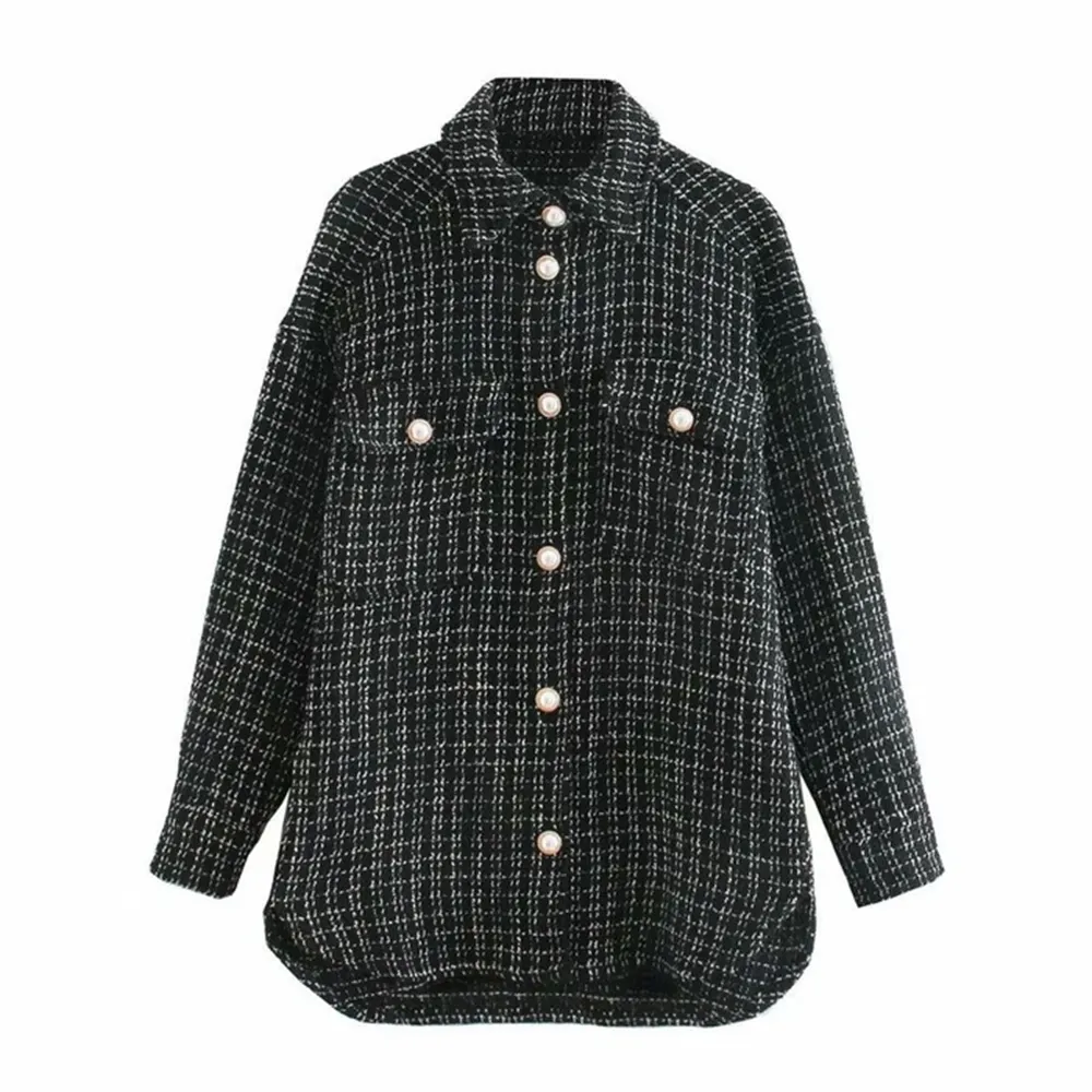 Oversized Vintage Plaid Shirt