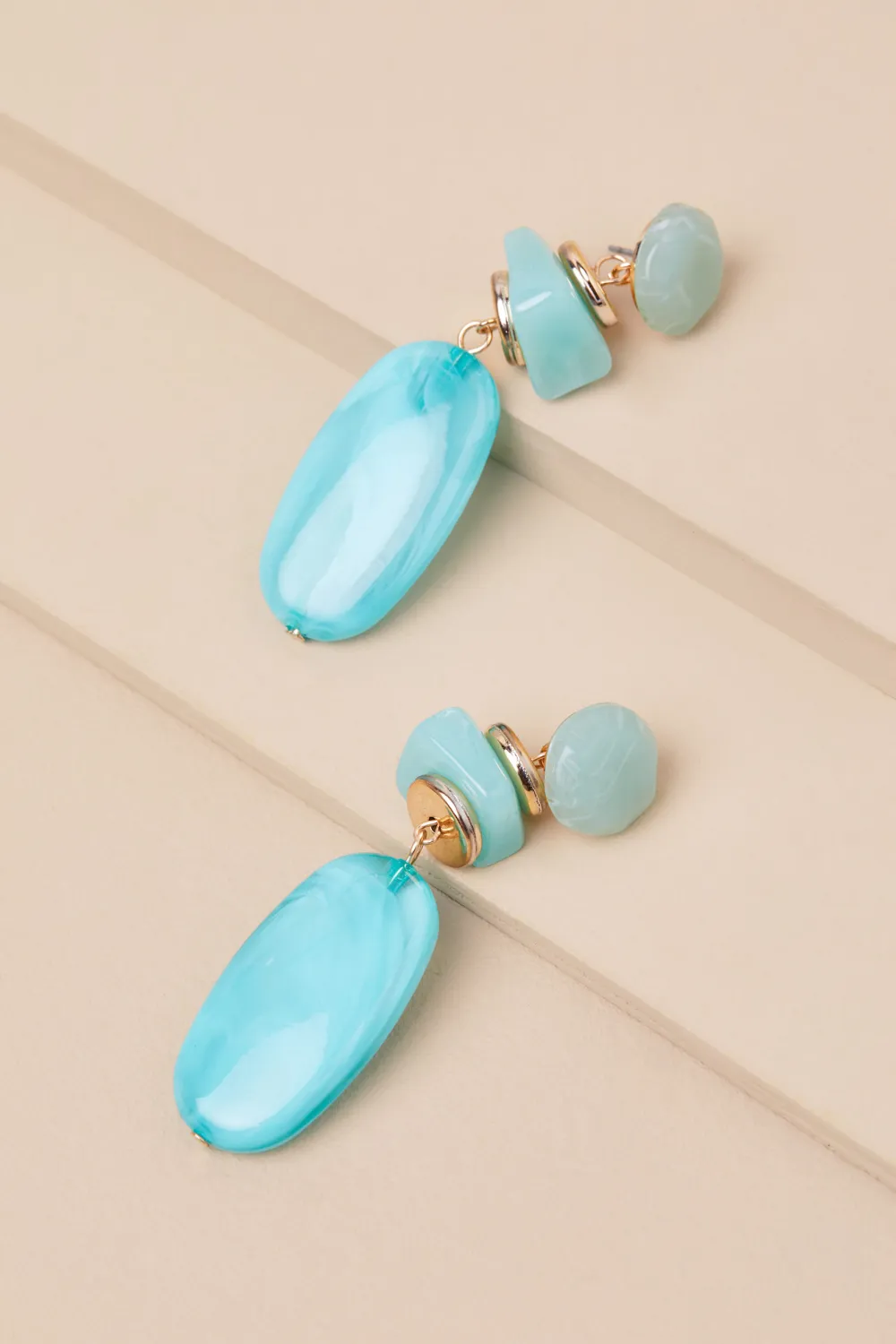 Bohemian Turquoise Drop Earrings