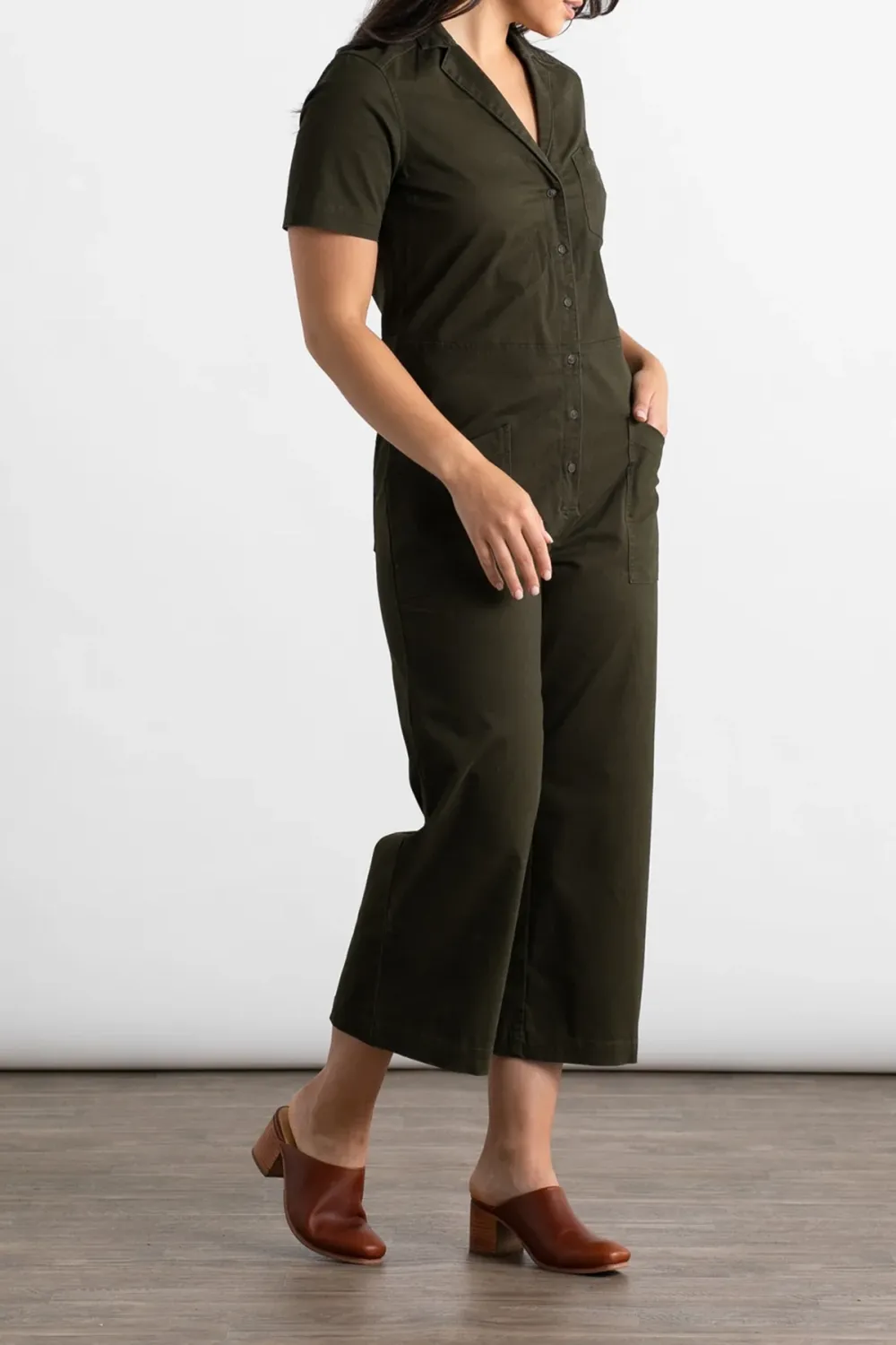The Loose V-neck Jumpsuit