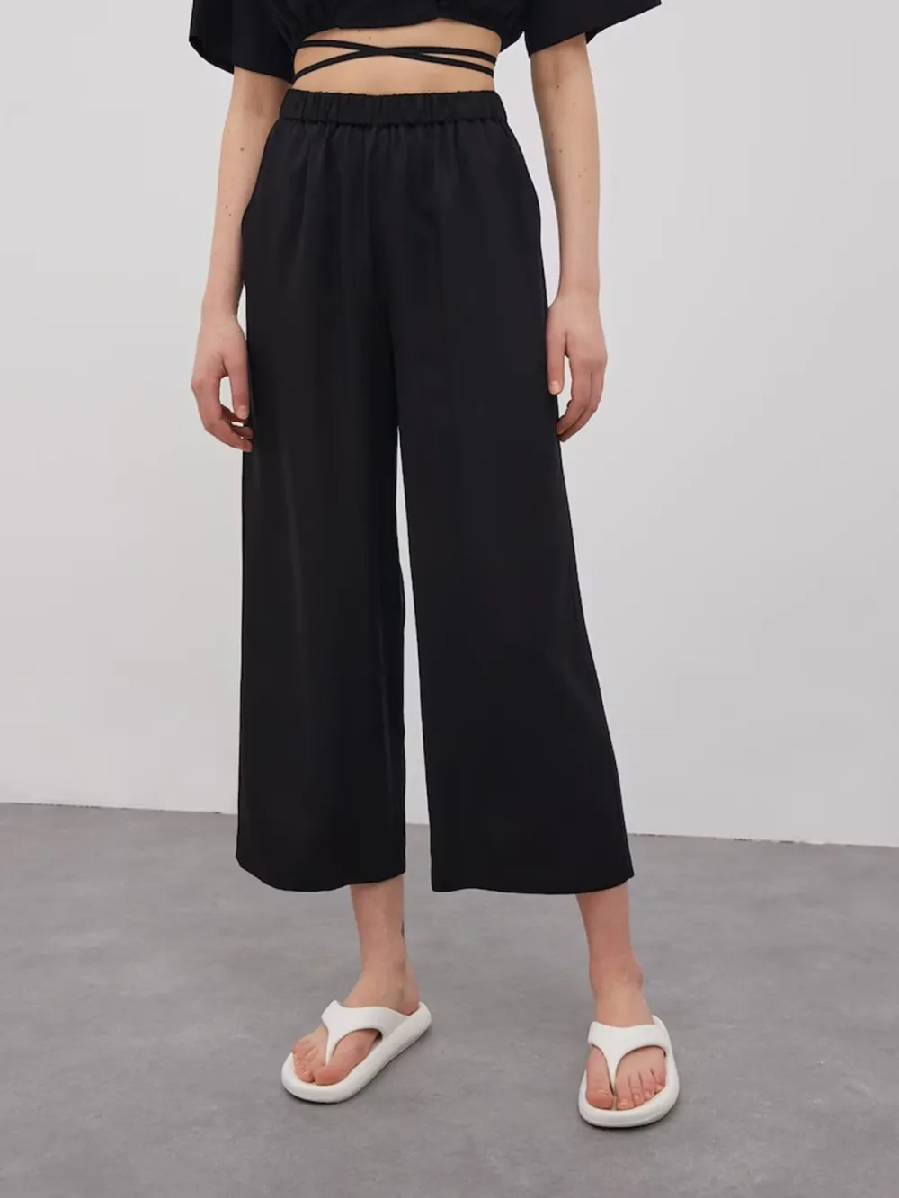 Casual Style Wide Leg Pants