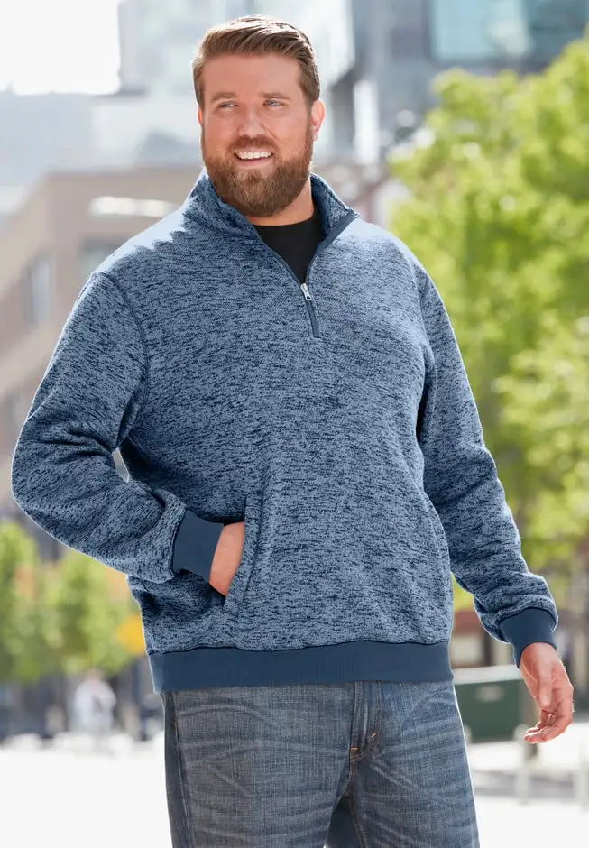 Quarter Zip Fleece Sweater