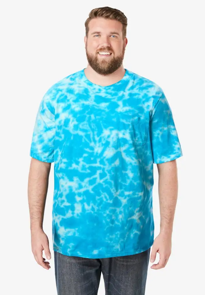 Shrink-Less Lightweight Pocket Crewneck T-Shirt