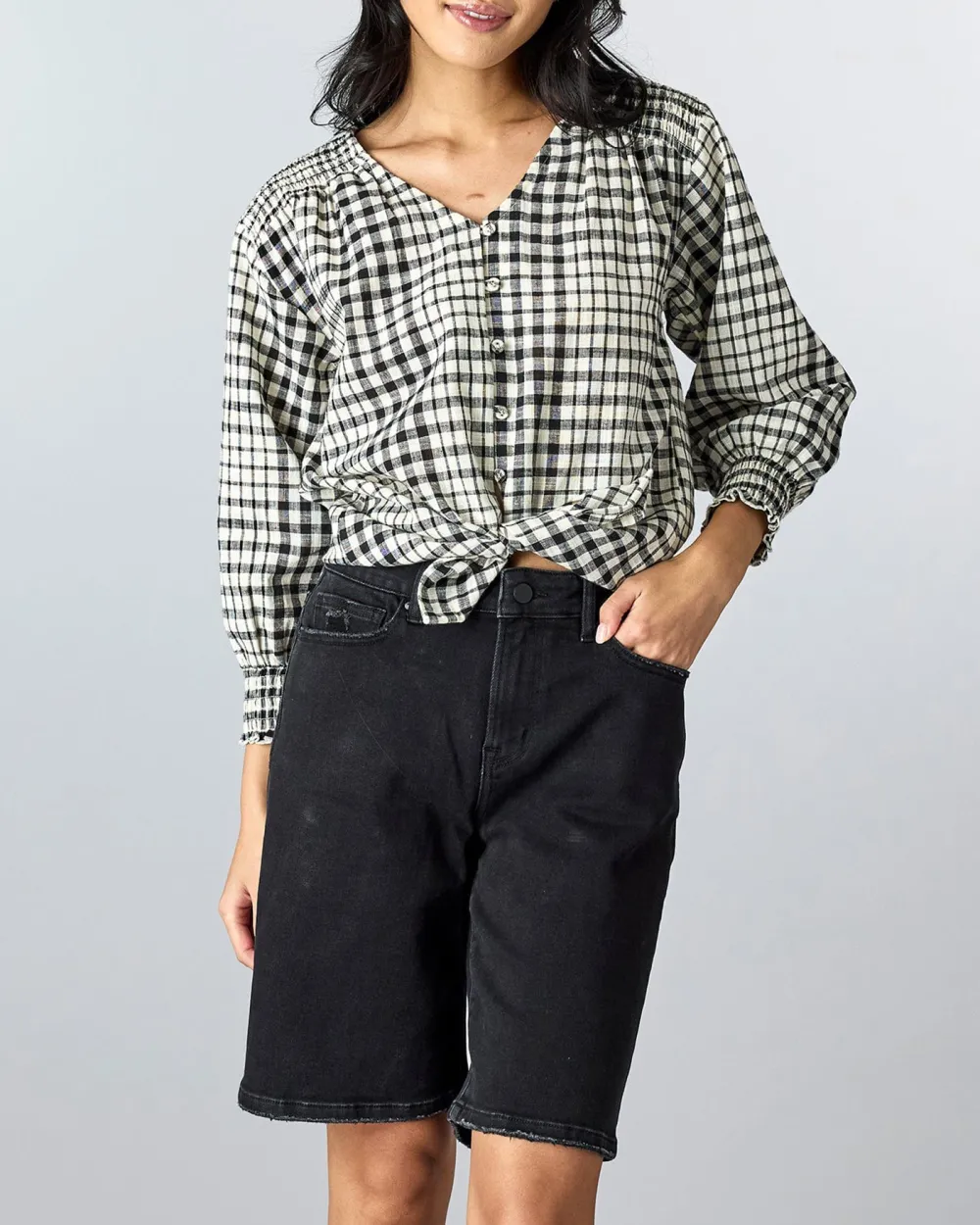 High Rise Wide Leg Short