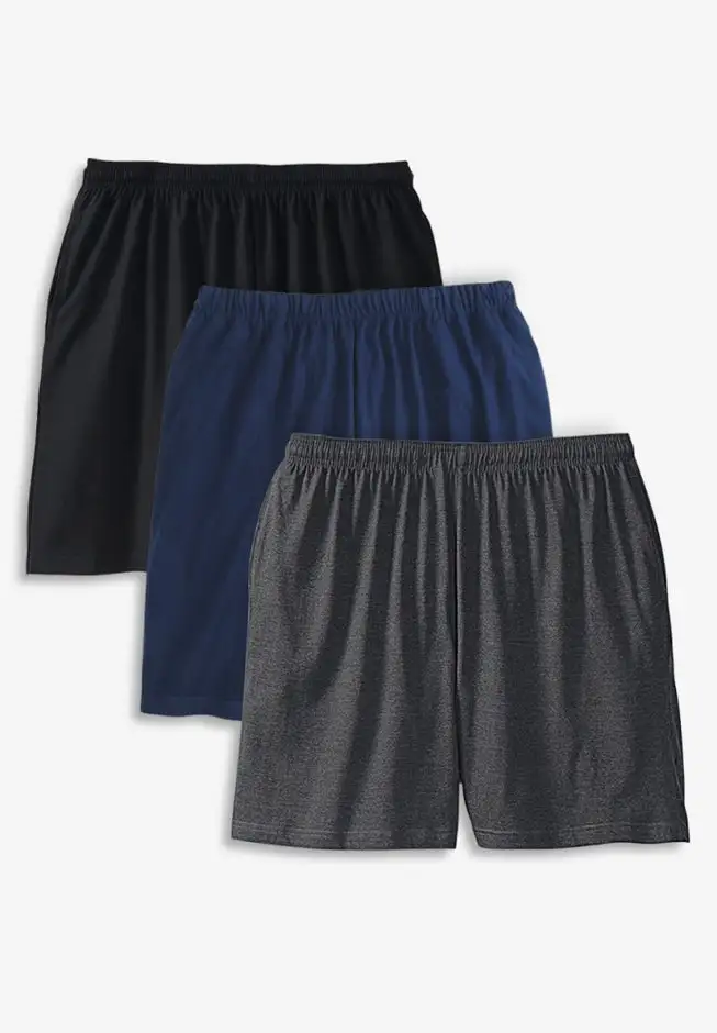 Lightweight Jersey Shorts 3-Pack