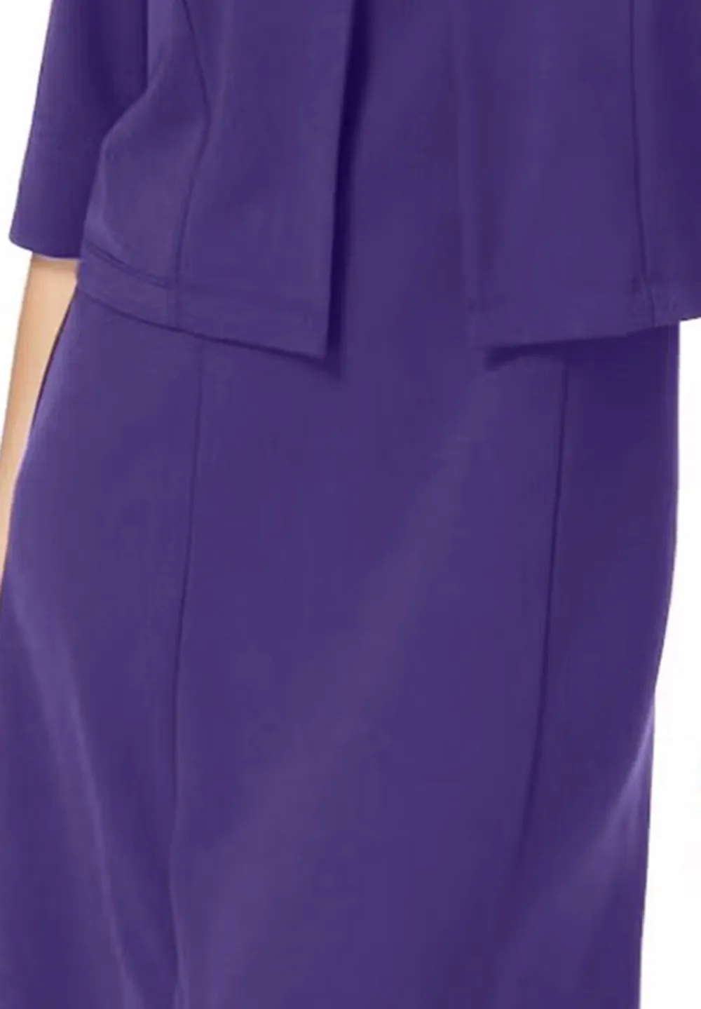 Crew Neck Beaded Jacket Dress