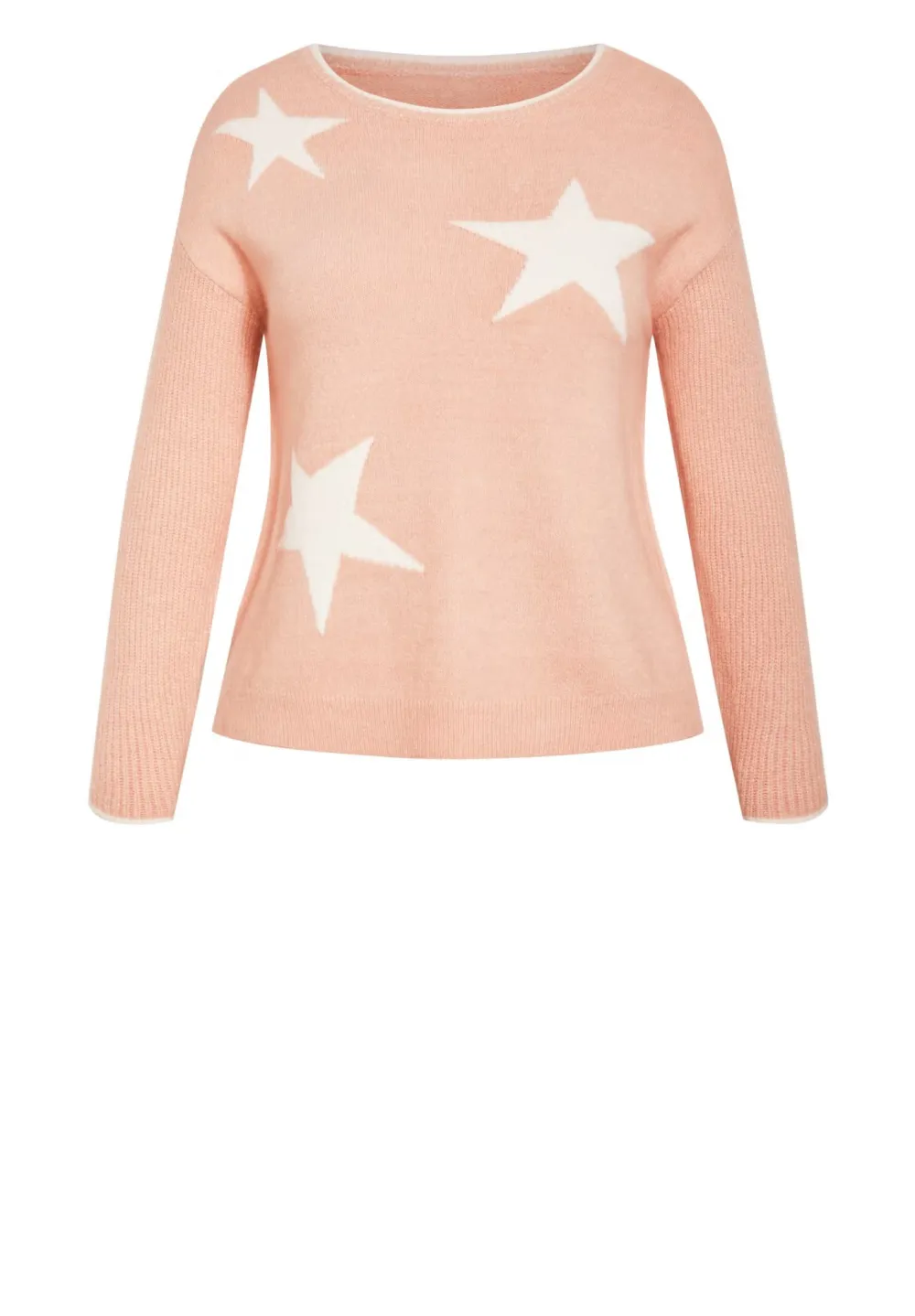 Color Blocking Star Sweater