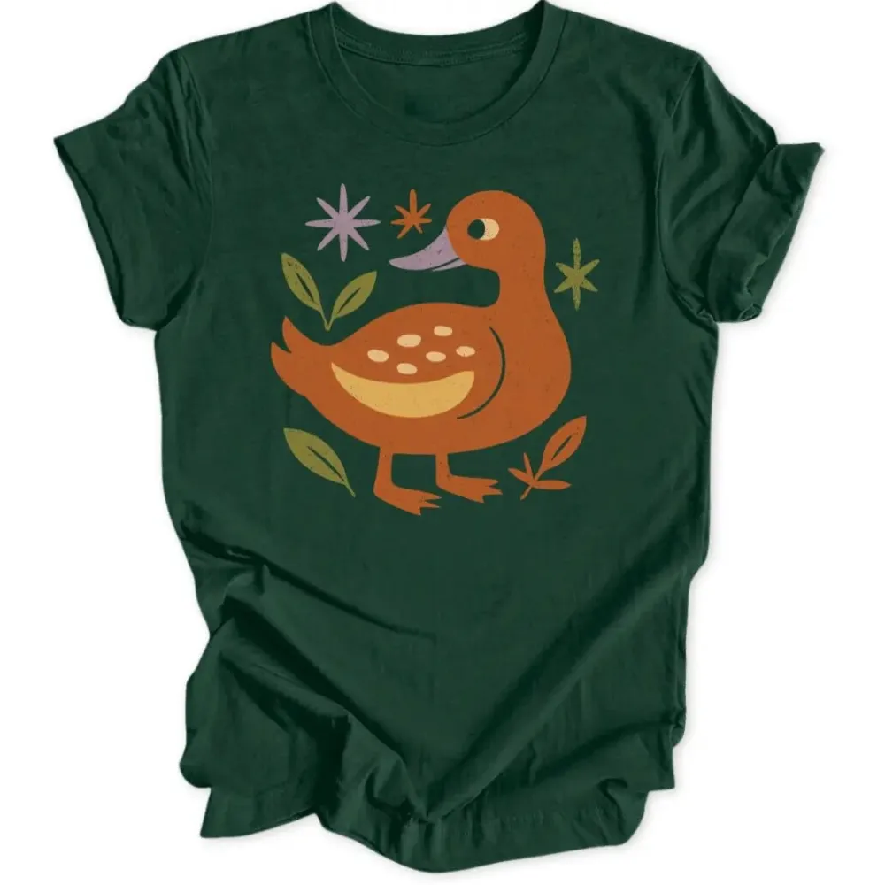 Folk Art Duck Unisex T-Shirt