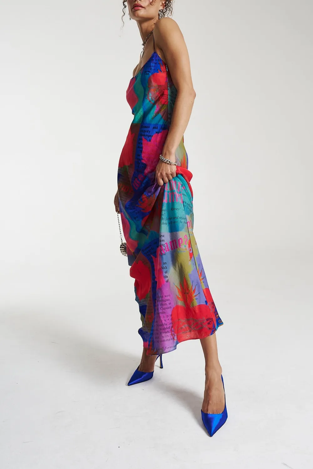 Retro Unique Color-Blocking Sexy Dress