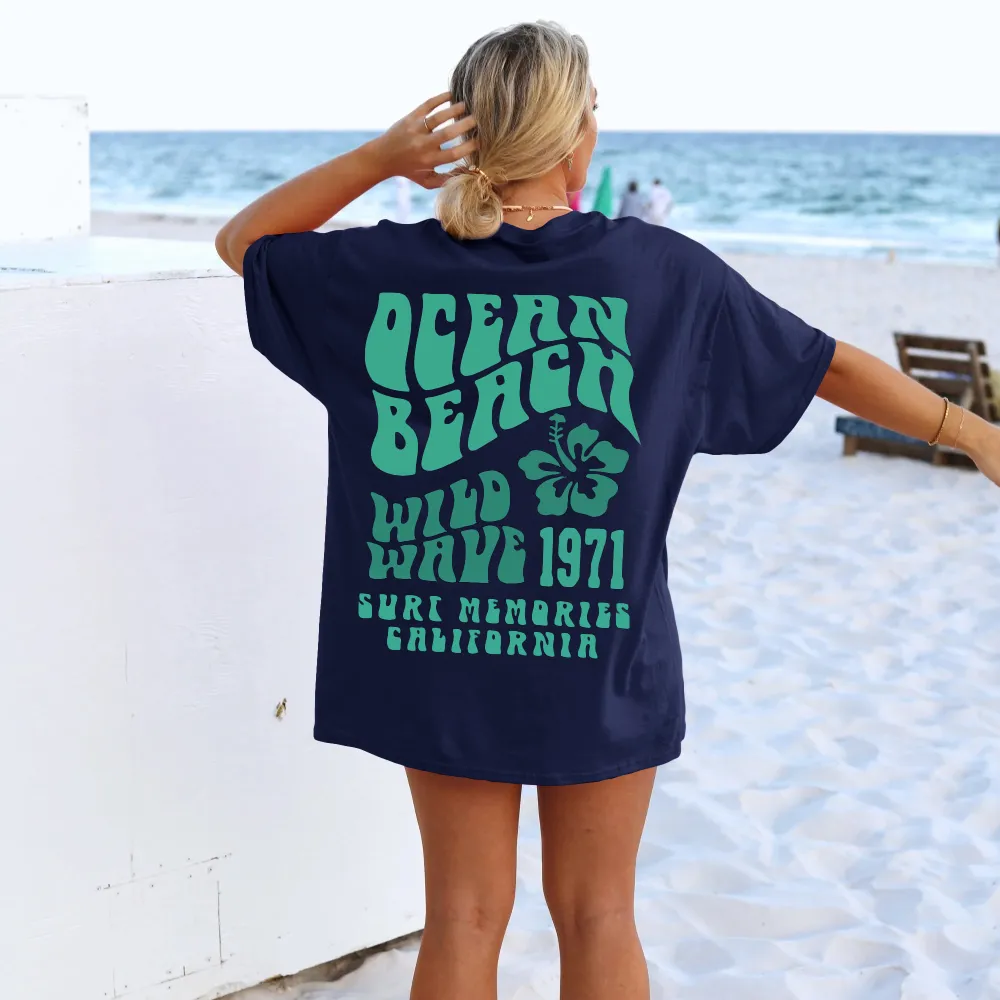 Ocean Beach Matching Short Sleeve Tees