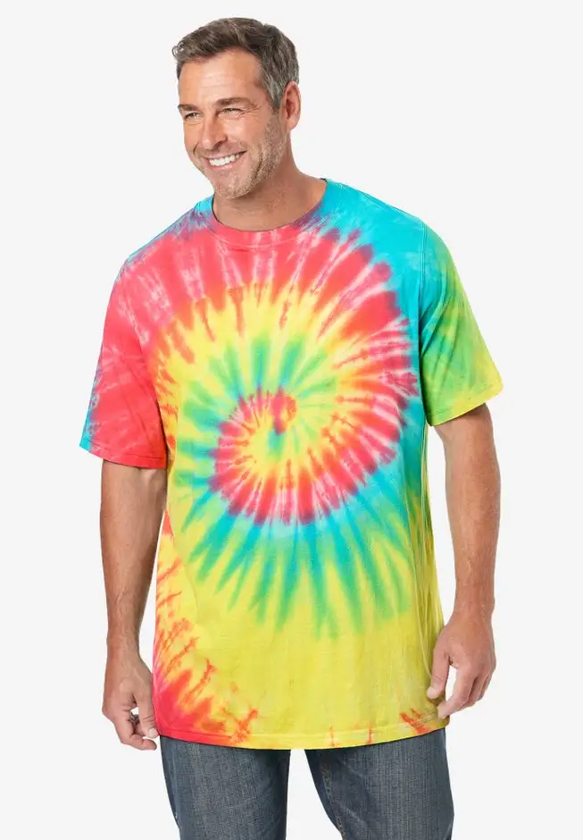 Lightweight Tie-Dye Crewneck Tee