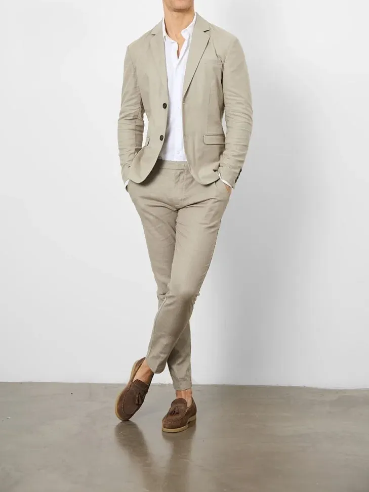 Dark Stone Hight-End Comfortable Suit Jacket