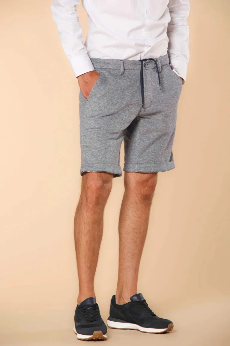 Men's  Double-Sided Cotton Navy Blue Shorts