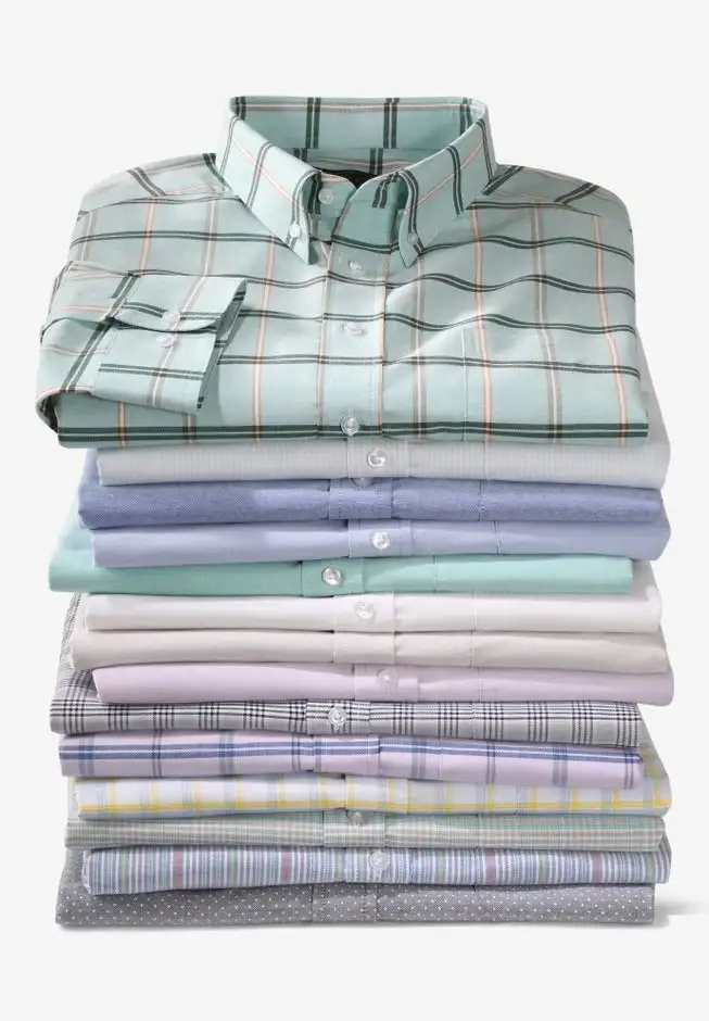 Wrinkle-Free Oxford Dress Shirt