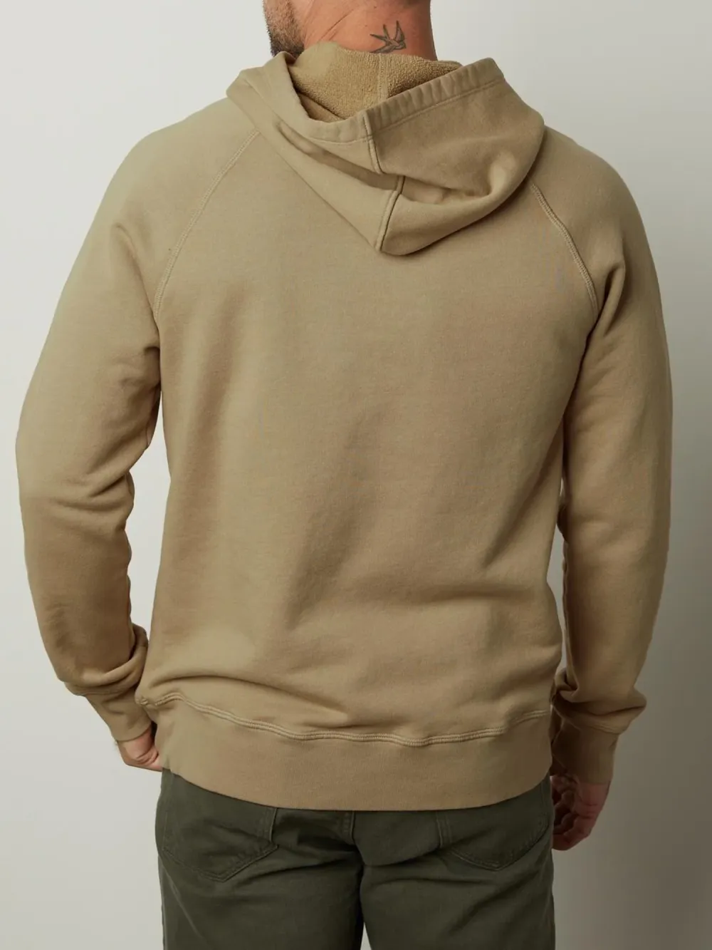 Solid Long Sleeve Hooded Sweater