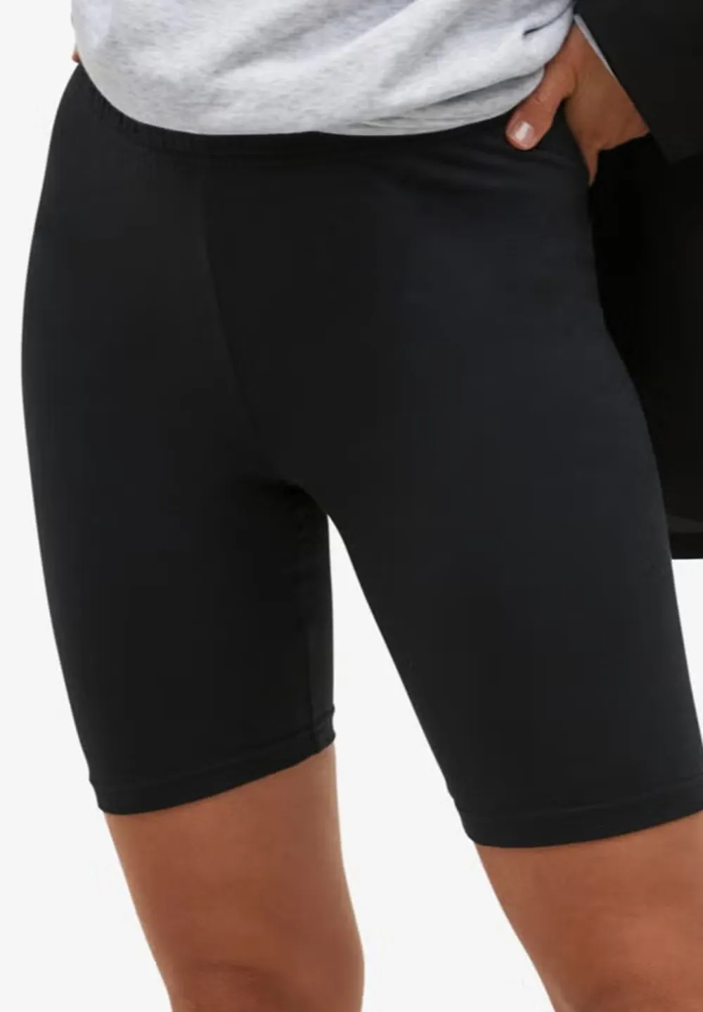 Black Plus-Size Women'S Shorts
