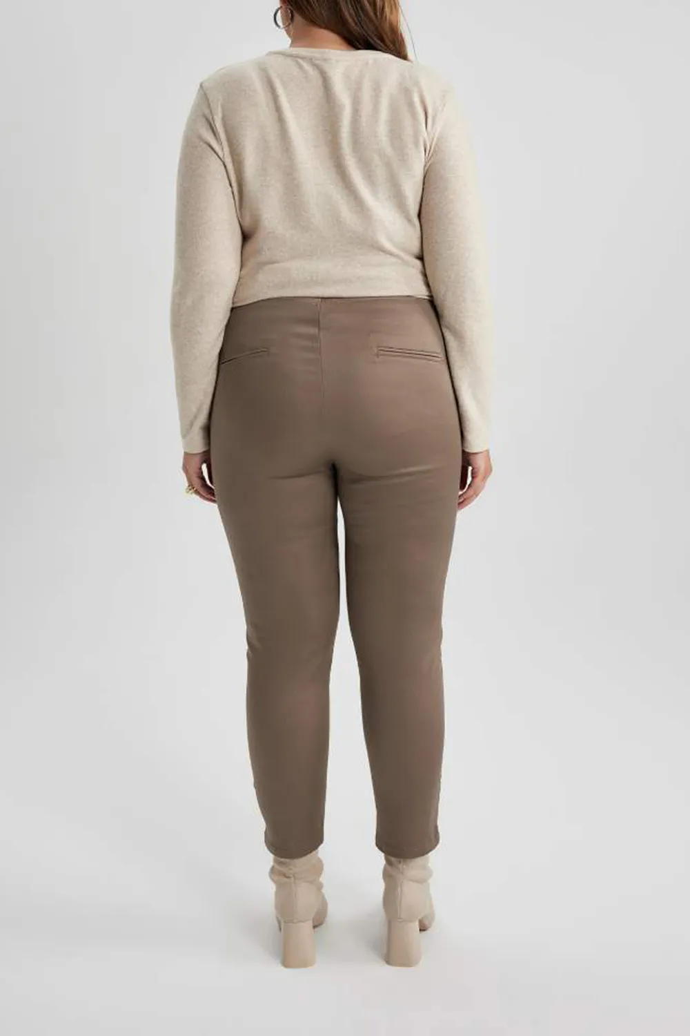 Elastic-Waist Solid Training Pants