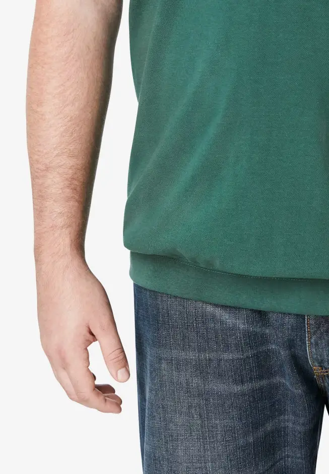 No Tuck Pocket Shrink-Less™ Cotton Polo Shirt