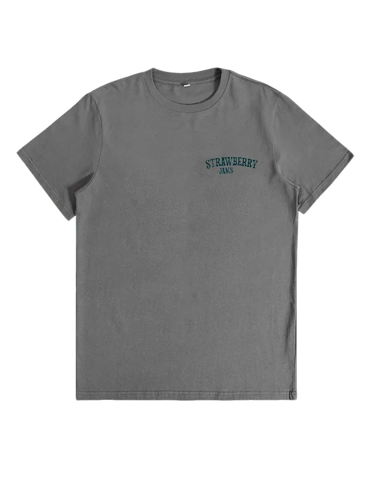 Back Printed Frog Motif T-Shirt