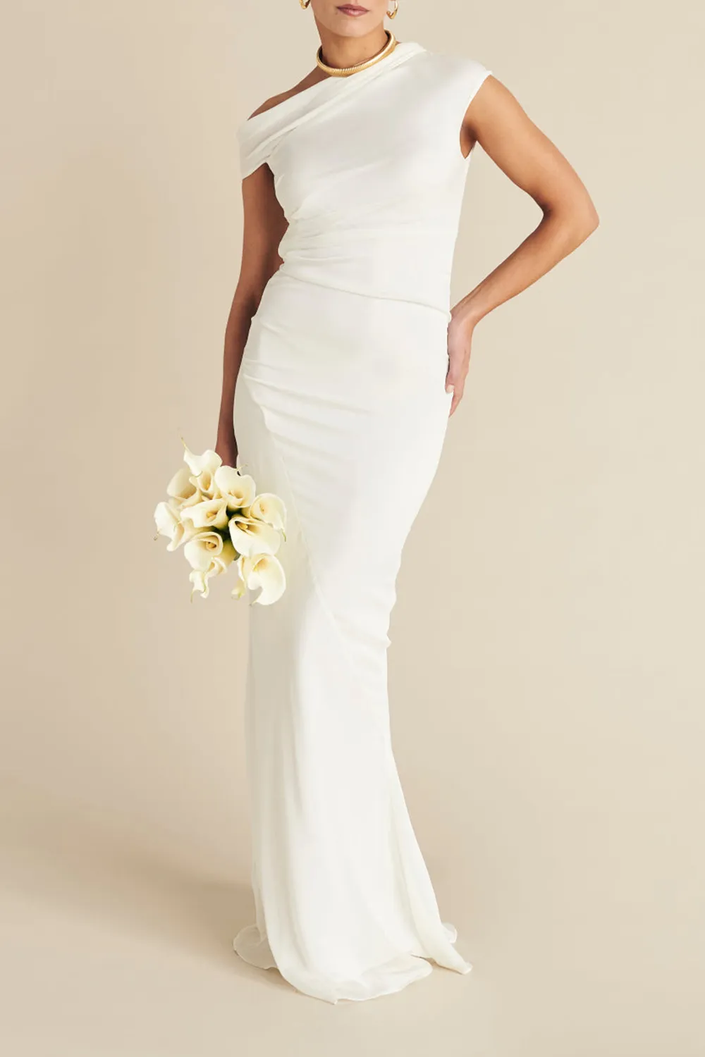 Off-shoulder Slim Fit Marguerite Dress